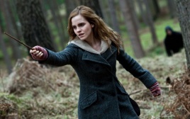 Nežinomo autoriaus nuotraukoje: Emma Watson Hermionos vaidmenyje Nežinomo autoriaus nuotraukoje: Emma Watson Hermionos vaidmenyje